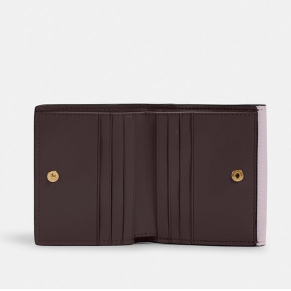 Coach Georgie Lilac Leather Crossbody and Wallet - Picture 6 of 6